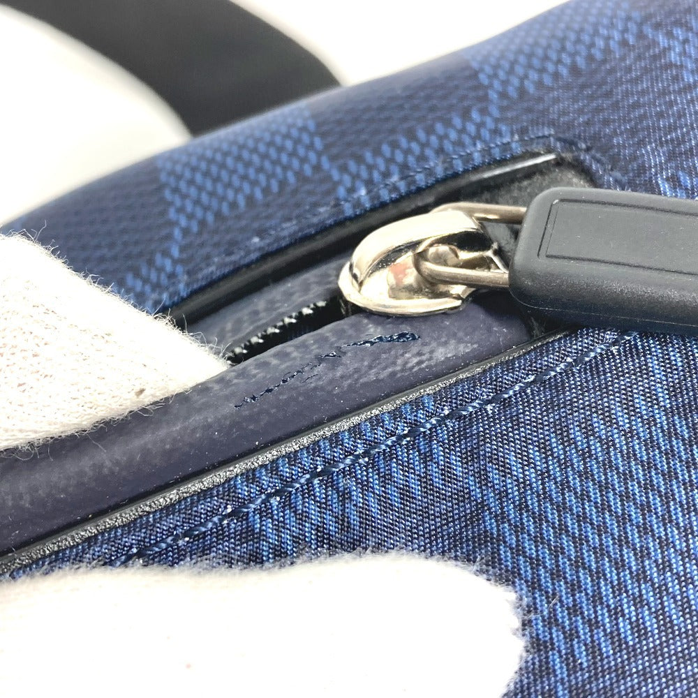 LOUIS VUITTON N41251 Damier Challenge LV Cup Alizé กระเป๋าสะพายข้าง ไนลอน ยูนิเซ็กส์ สีน้ำเงิน