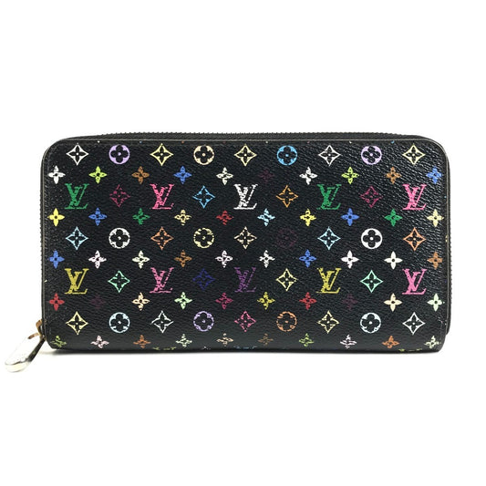 LOUIS VUITTON M60243 モノグラムマルチカラー ジッピーウォレット ロングウォレット ラウンドファスナー 財布 長財布 モノグラムマルチカラーキャンバス ユニセックス ノワール ブラック