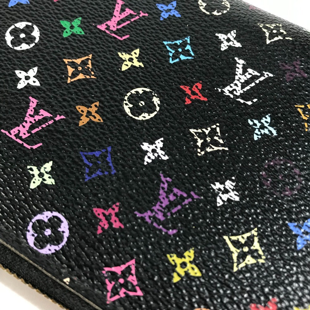 LOUIS VUITTON M60243 モノグラムマルチカラー ジッピーウォレット ロングウォレット ラウンドファスナー 財布 長財布 モノグラムマルチカラーキャンバス ユニセックス ノワール ブラック