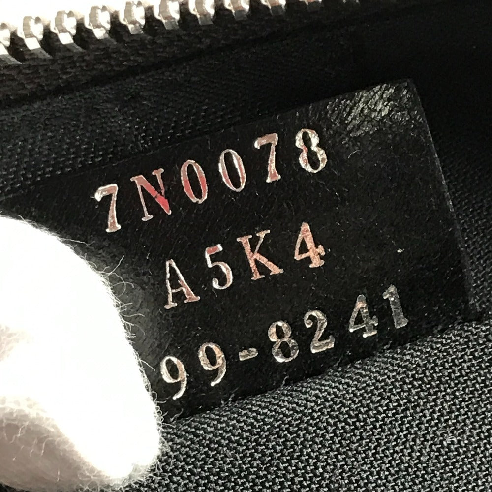 FENDI 7N0078 ズッカ ロゴ カバン ポーチ セカンドバッグ クラッチバッグ レザー/コーティングキャンバス ユニセックス ブラウン