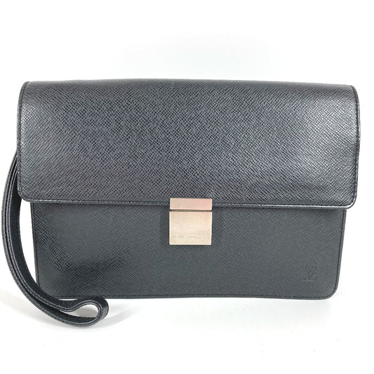 LOUIS VUITTON M30782 タイガ セレンガ カバン ストラップ フラップ ポーチ クラッチバッグ セカンドバッグ タイガレザー メンズ アルドワーズ ブラック
