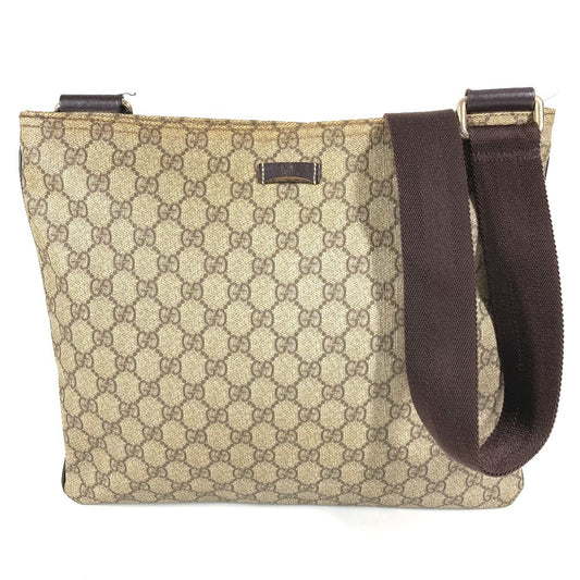 GUCCI 201446 GGスプリーム GG ロゴ 斜め掛け カバン ショルダーバッグ GGスプリームキャンバス ユニセックス ベージュ