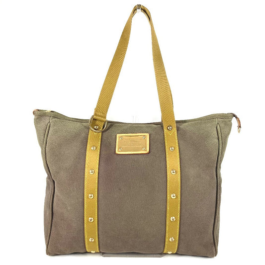 LOUIS VUITTON M40083 アンティグア カバGM カバ GM カバン トートバッグ 肩掛け ショルダーバッグ キャンバス ユニセックス ブラウン