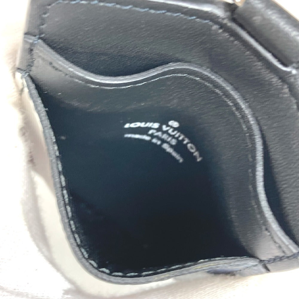 LOUIS VUITTON N64400 LVCUP ダミエコバルト ポルトカルト ID ストラップ付き 名刺入れ パスケース 2つ折り カードケース ダミエコバルトキャンバス ユニセックス ネイビー