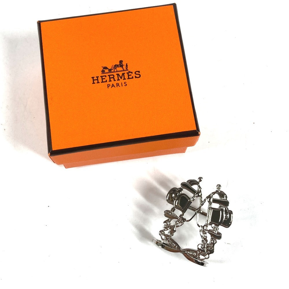 HERMES ブリッド ドゥ ガラ ブリッドドゥガラ アクセサリー ファッション小物 スカーフリング メタル レディース シルバー
