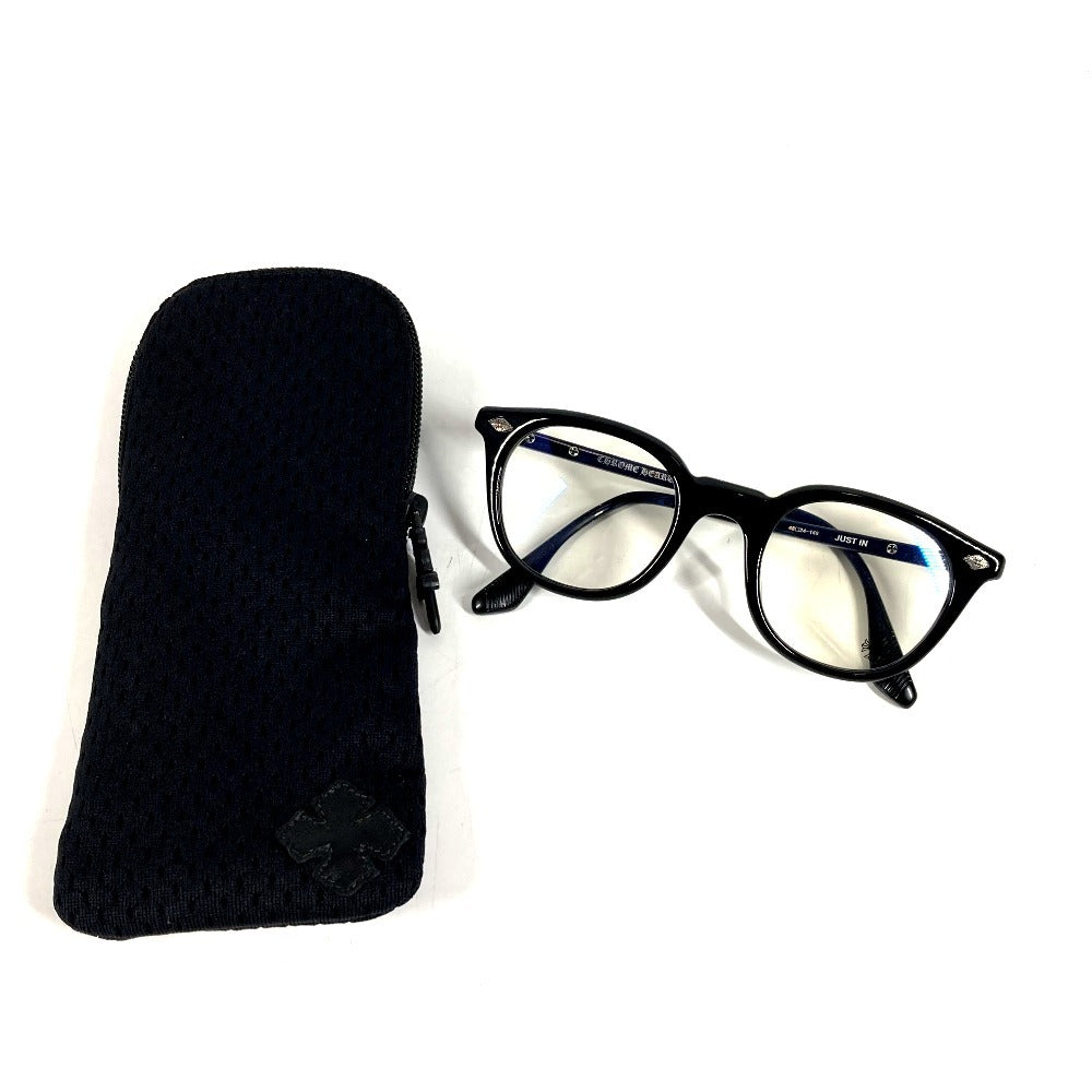CHROME HEARTS JUST IN Just In Eyeglasses Eyewear Glasses Plastic Unisex Black