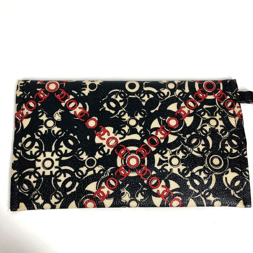 CHANEL 総柄 ココマーク ロゴ ココトラベル GM ココトラベルGM ラージ ショルダーバッグ 肩掛け カバン ポーチ付き トートバッグ PVC/レザー レディース ブラック