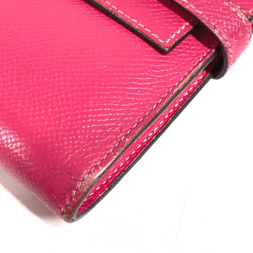 HERMES ケリーウォレット ロングウォレット 長財布 エプソン ユニセックス ローズティリアン ピンク