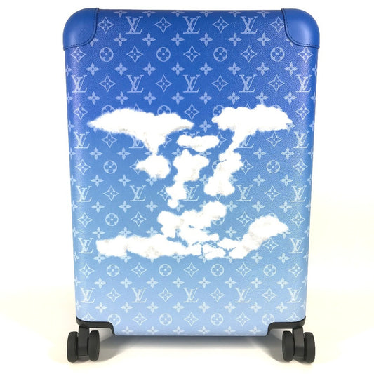 LOUIS VUITTON M20411 モノグラム クラウズ 雲 ホライゾン55 ホライゾン 55 4輪 スーツケース トラベルバッグ 旅行 キャリーバッグ レザー ユニセックス ブルー