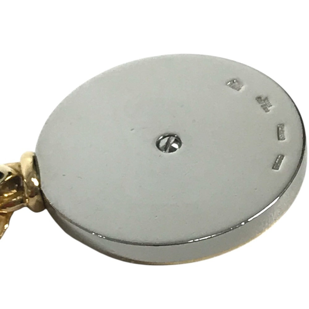 BVLGARI K18 金 18K ホロスコープ ダイヤ ダイヤモンド 1PD ネックレス チョーカー ジュエリー アクセサリー ペンダントトップ YG750 ユニセックス ゴールド