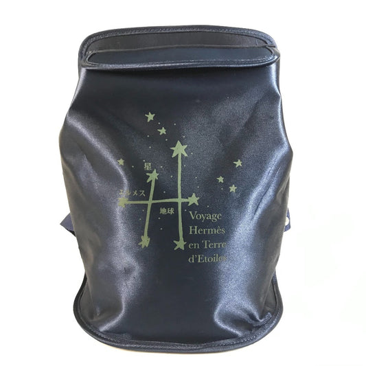HERMES Sherpa: A Journey Through the Stars 1999 Limited Edition bag backpack Backpack Satin blue Used