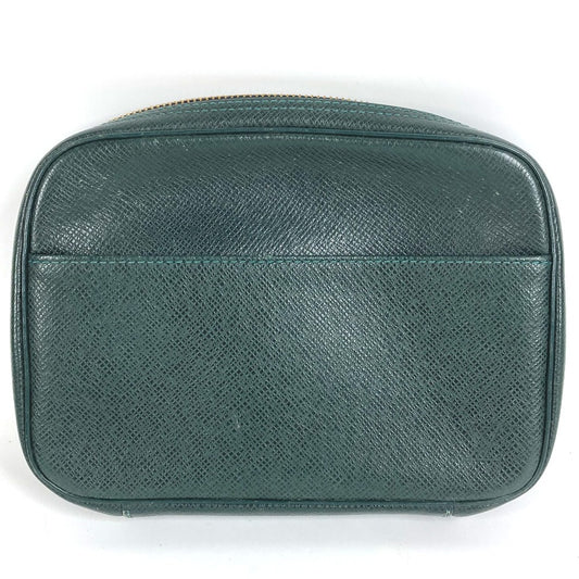 LOUIS VUITTON M30304 タイガ アクセサリーポーチ メイクポーチ 化粧ポーチ クラッチバッグ ポーチ タイガレザー ユニセックス エピセア グリーン