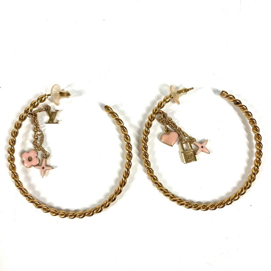 LOUIS VUITTON M65749 モノグラム クレオール ピアス アクセサリー フープピアス ピアス メタル レディース ゴールド
