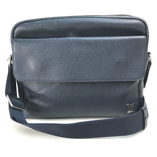 LOUIS VUITTON M30261 タイガ アレックス・メッセンジャー カバン メッセンジャーバッグ ショルダーバッグ タイガレザー メンズ ブルーマリーヌ ネイビー