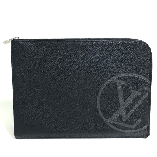 LOUIS VUITTON M67756 LV サークル バッグ カバン ポシェット ジュールGM クラッチバッグ トリヨンレザー メンズ ノワール ブラック