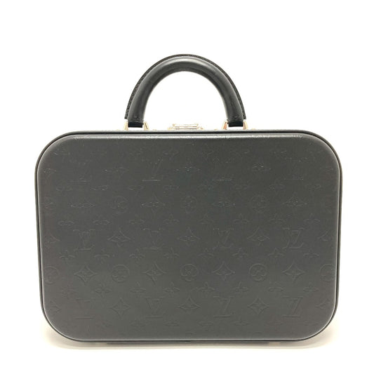 LOUIS VUITTON M92234 モノグラムグラセ ヴァリゼットMM カバン トランク ハンドバッグ モノグラムグラセレザー メンズ ノワール ブラック