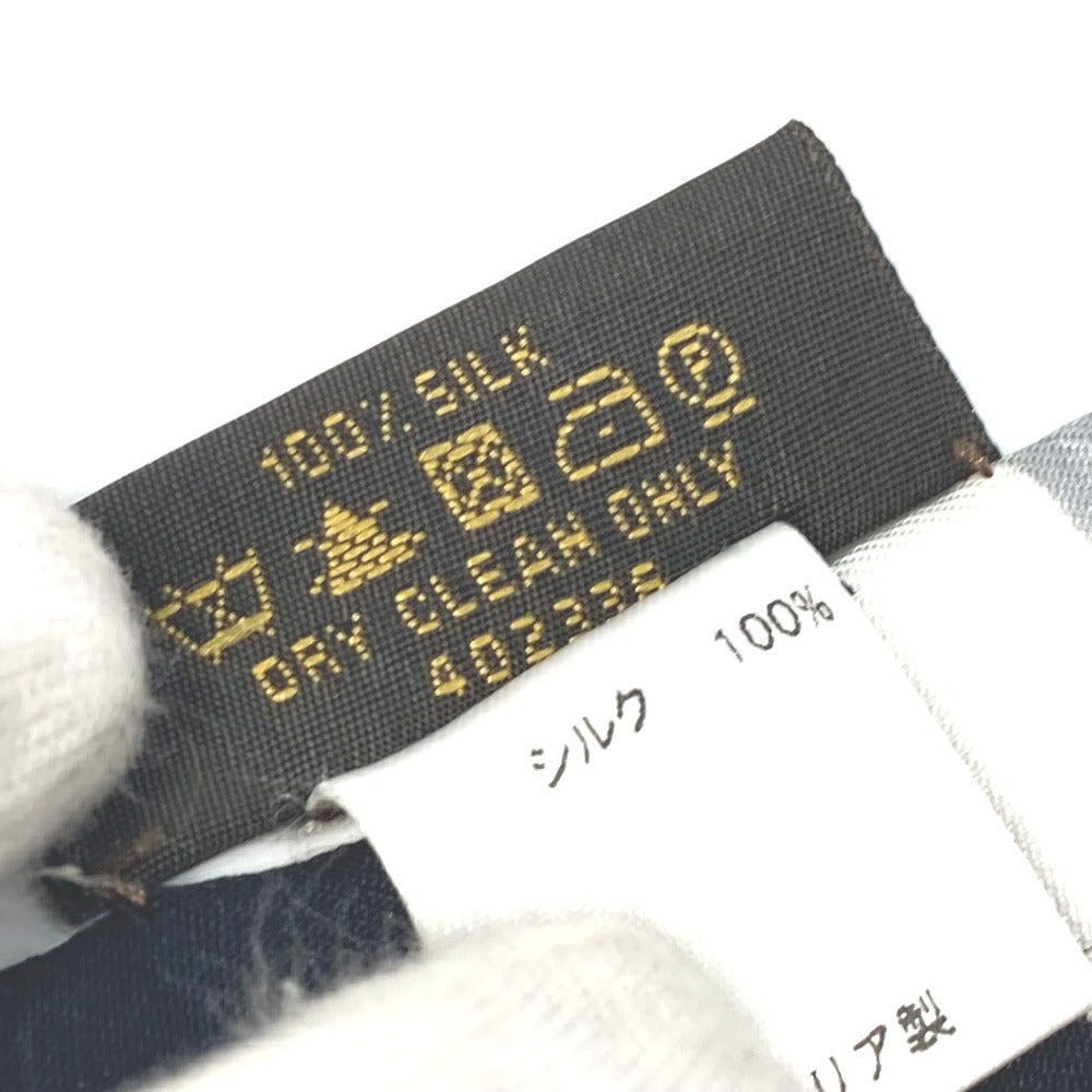 LOUIS VUITTON Monogram Bandeau LV Pop Scarf, Silk, Women's, Gray
