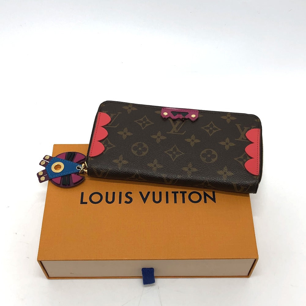 LOUIS VUITTON M61364 Monogram Zippy Wallet Totem Long Wallet in Monogram Canvas for Women