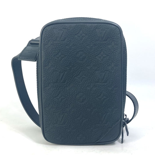 LOUIS VUITTON M53298 モノグラム ユティリティ サイドバッグ クロス ボディバッグ ショルダーバッグ トリヨン メンズ ブラック