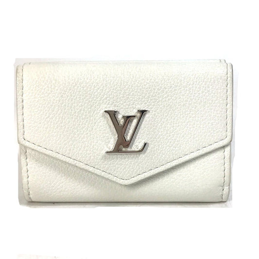 LOUIS VUITTON M68482 ポルトフォイユ ロックミニ コンパクトウォレット 3つ折り財布 レザー レディース ホワイト