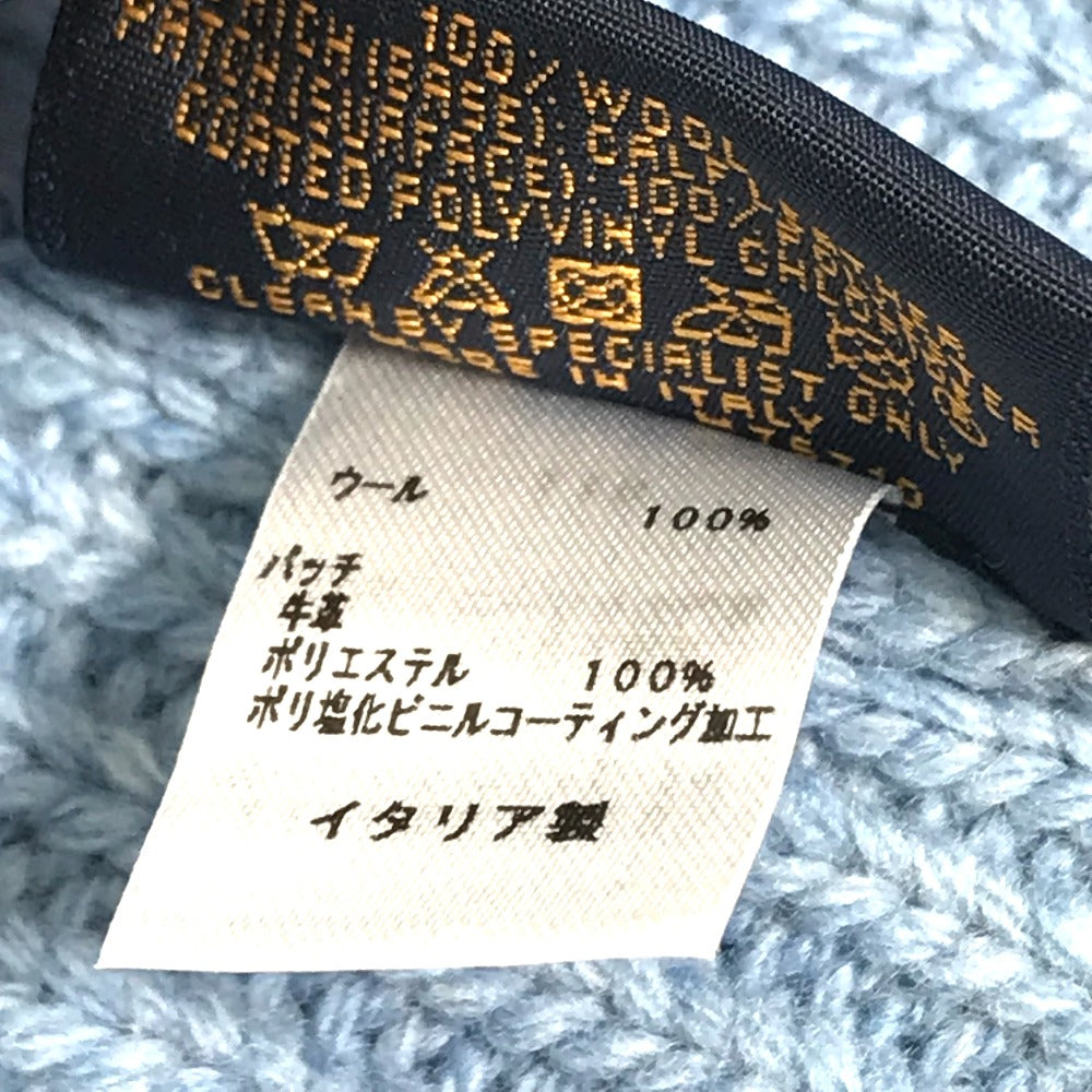 LOUIS VUITTON M76710 Monogram Bonnet LV Hat Beanie Knit Cap Wool Men's Blue