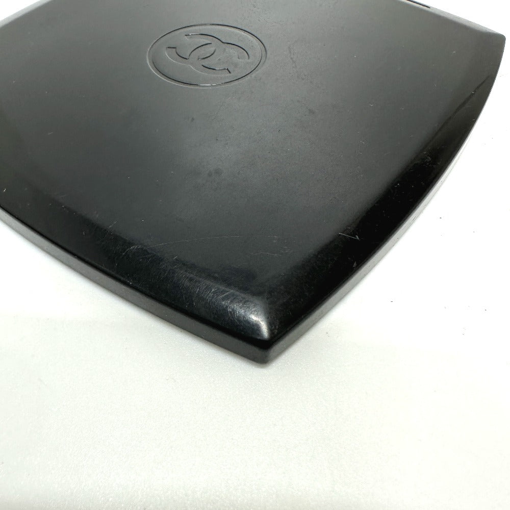 CHANEL Novelty CC Coco Mark Hand Mirror, Plastic, Women's, Black