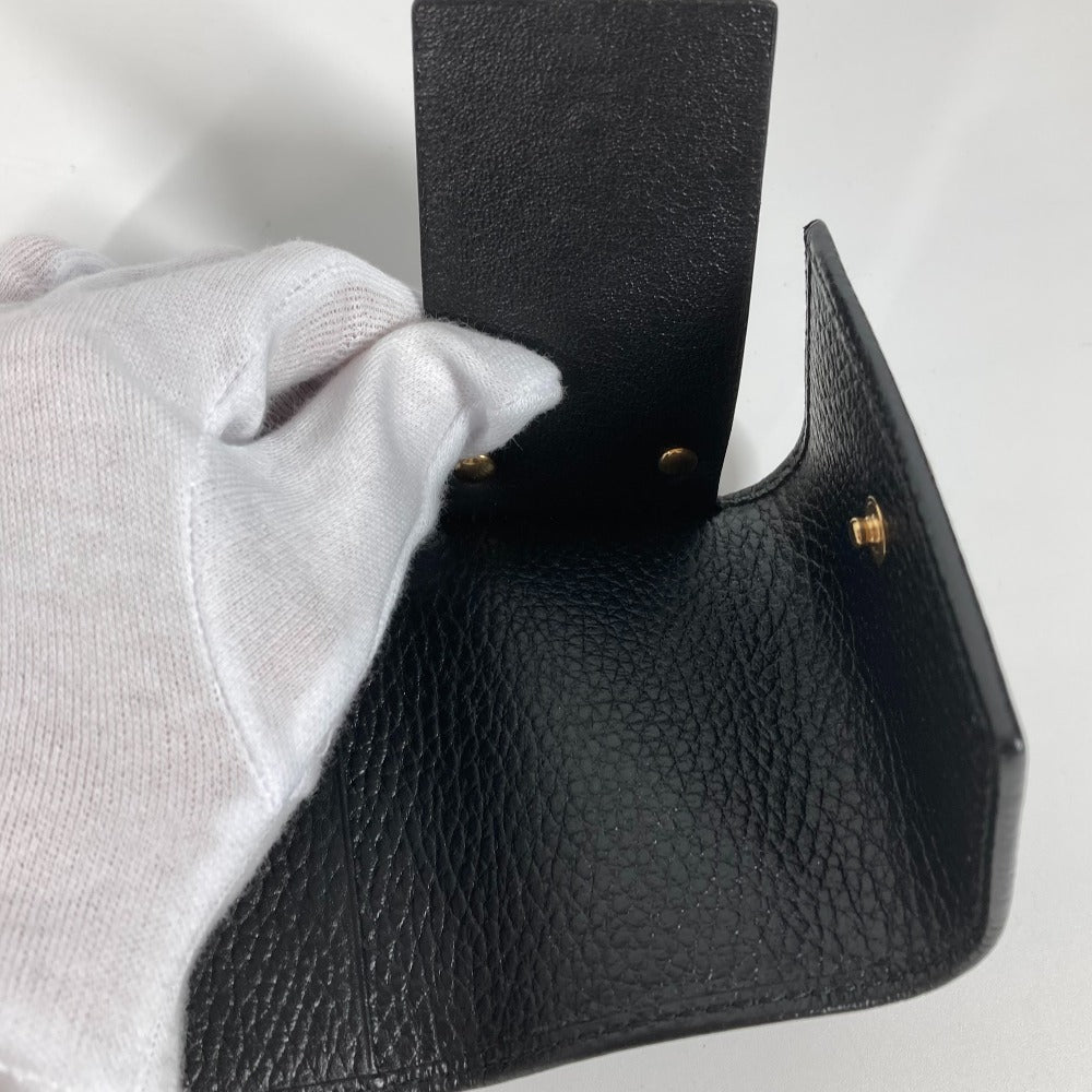 GUCCI 456118 鍵 GGマーモント 6連 キーケース レザー レディース ブラック