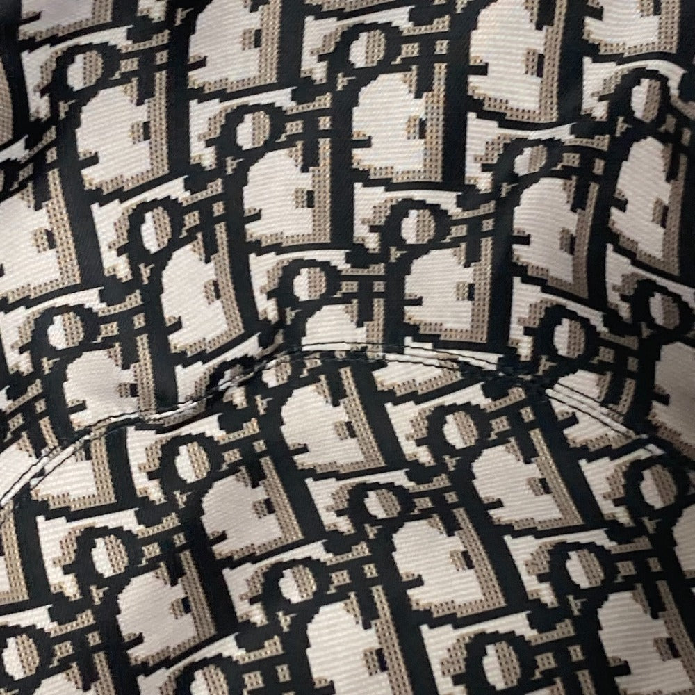 Dior 95TDD923A130 オブリーク TEDDY-D ボブハット テディ リバーシブル ハット ハット ポリエステル レディース ブラック