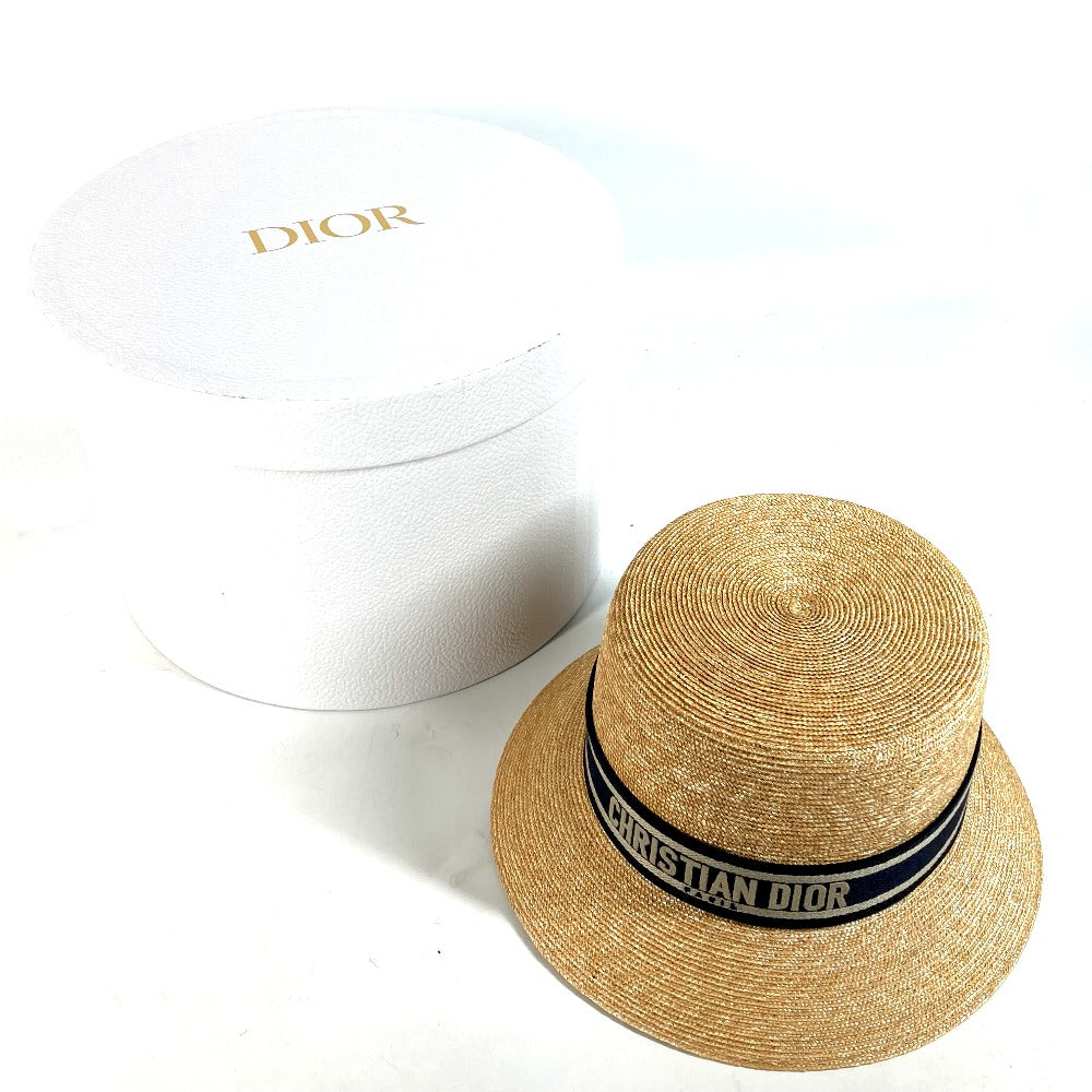Dior 11DRT952G180 DIORESORT ディオリゾート ハット 麦わら帽子 ストローハット ハット レディース ベージュ