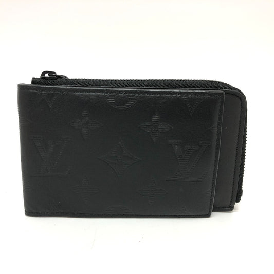 LOUIS VUITTON M81526 モノグラム シャドウ ハイブリッド 財布 ウォレット カードケース 小銭入れ コインケース モノグラムシャドウレザー メンズ ノワール ブラック