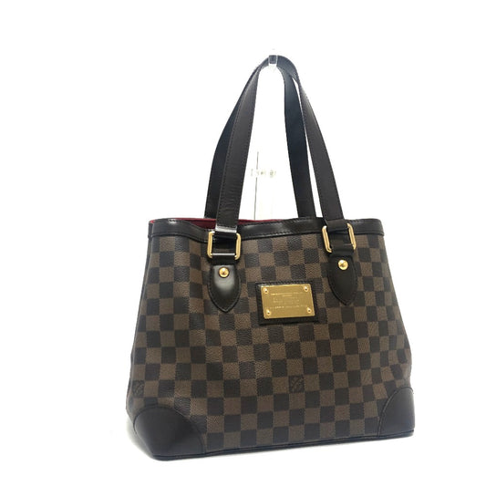 LOUIS VUITTON N51205 ダミエ ハムステッド PM ハンドバッグ カバン バッグ トートバッグ ダミエキャンバス レディース エベヌ ブラウン