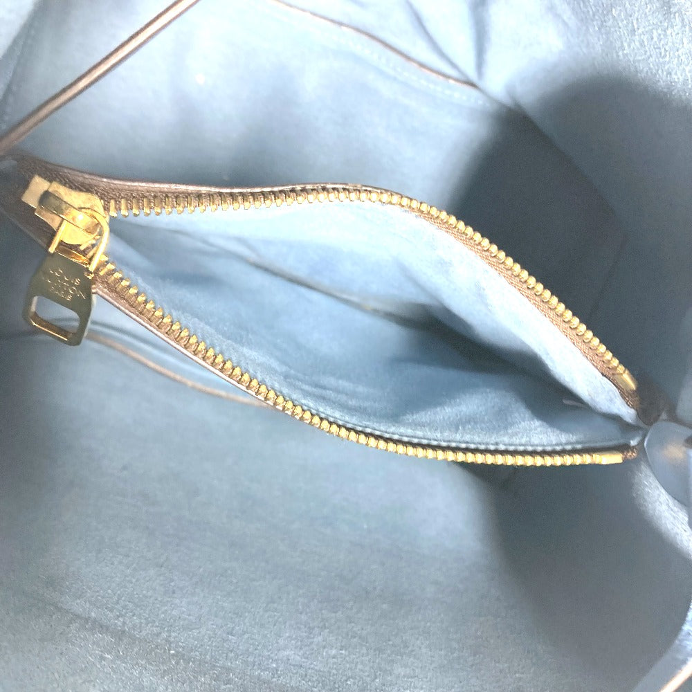 LOUIS VUITTON M43569 Monogram Neonoe Shoulder bag Bucket type Shoulder Bag MonogramCanvas Blue gene Brown x blue Used