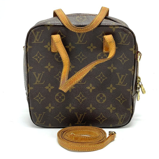 LOUIS VUITTON M47500 モノグラム スポンティーニ カバン 2WAY ショルダーバッグ モノグラムキャンバス レディース ブラウン ブラウン