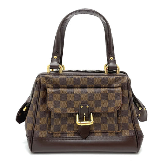 LOUIS VUITTON N51201 ダミエ ナイツブリッジ カバン トップハンドル ハンドバッグ ダミエキャンバス レディース エベヌ ブラウン