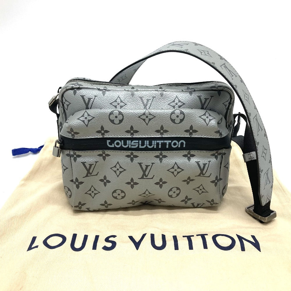 LOUIS VUITTON M43859 Monogram Reflect Messenger PM Shoulder Bag in Monogram Canvas, Silver
