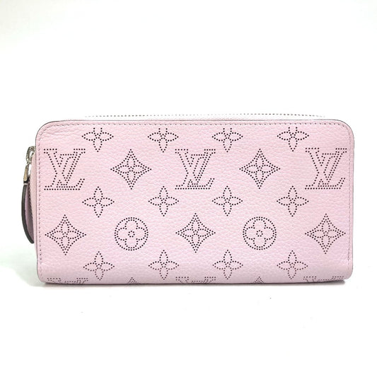 LOUIS VUITTON M81426 モノグラムマヒナ ジッピー ウォレット ラウンドファスナー 長財布 モノグラムマヒナレザー レディース ギモーブ パープル