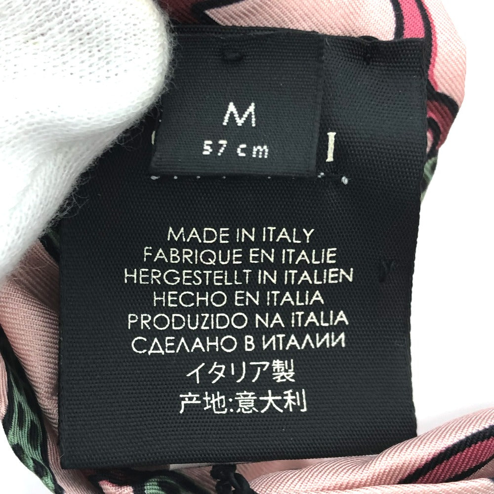 GUCCI 572206 ホースビット ヘアバンド シルク メンズ ピンク