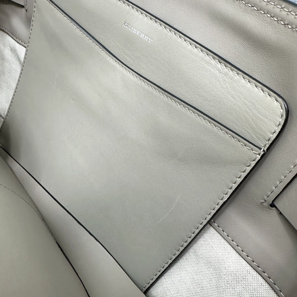 BURBERRY 4076673 ベルトバッグ ミディアム 2WAY カバン ハンドバッグ キャンバス/レザー レディース ベージュ