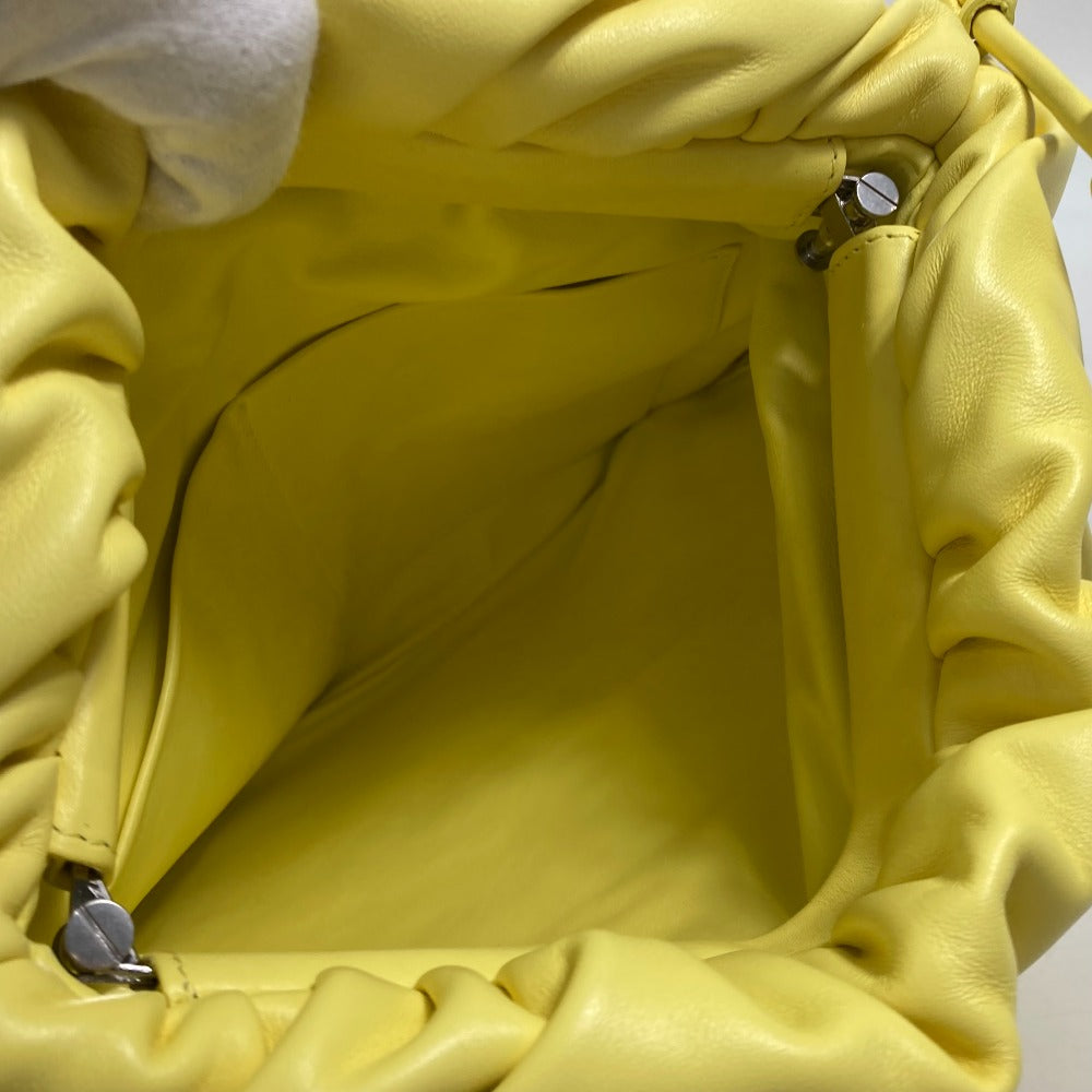 BOTTEGA VENETA 630363 The Fringe Pouch Shoulder Bag in Yellow Leather
