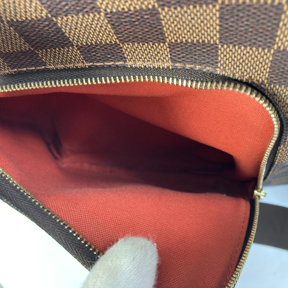 LOUIS VUITTON N41441 ダミエ オラフMM 斜め掛け ショルダーバッグ ダミエキャンバス メンズ エベヌ ブラウン