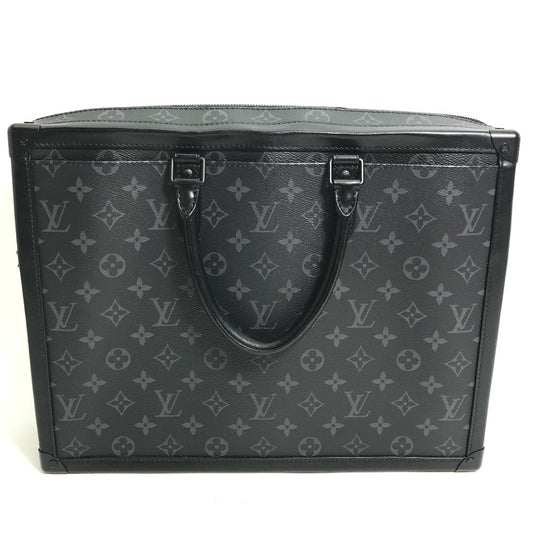 LOUIS VUITTON M44952 モノグラムエクリプス ソフトトランク ブリーフケース ハンドバッグ カバン 2WAY ショルダーバッグ ビジネスバッグ モノグラムエクリプスキャンバス メンズ ブラック