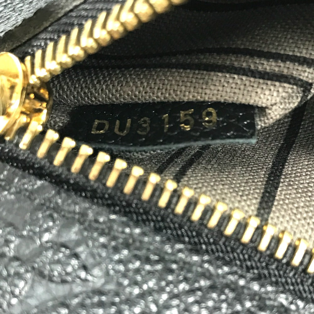 LOUIS VUITTON M41487 Monogram Empreinte Pochette Metis MM, 2-Way Handbag/Shoulder Bag, Monogram Empreinte Leather, Women's, Noir Black