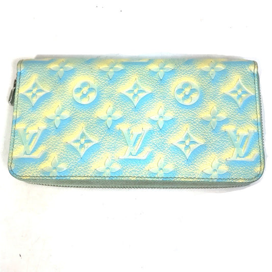 LOUIS VUITTON M81466 モノグラムアンプラント ジッピーウォレット ラウンドファスナー 長財布 モノグラムアンプラントレザー レディース ヴェール・ドー イエロー