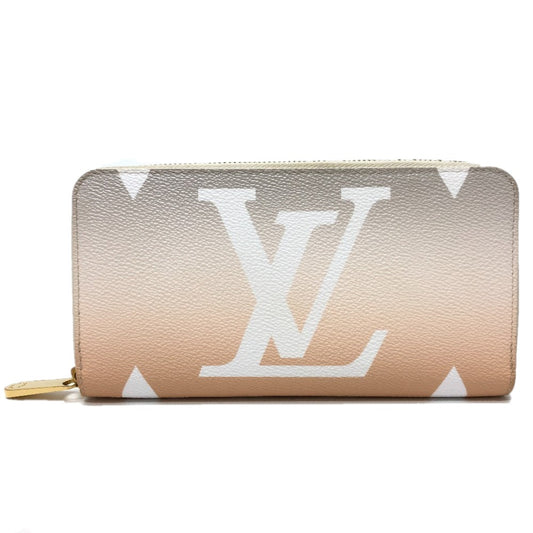 LOUIS VUITTON M80359 モノグラムジャイアント グラデーション ジッピーウォレット ロングウォレット ラウンドファスナー 長財布 モノグラムジャイアントキャンバス レディース ブリューム オレンジ系