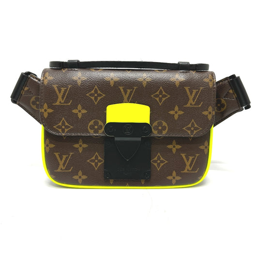 LOUIS VUITTON M45864 モノグラム Sロック スリングバック ウエストバッグ カバン ショルダーバッグ モノグラムキャンバス メンズ ブラウン