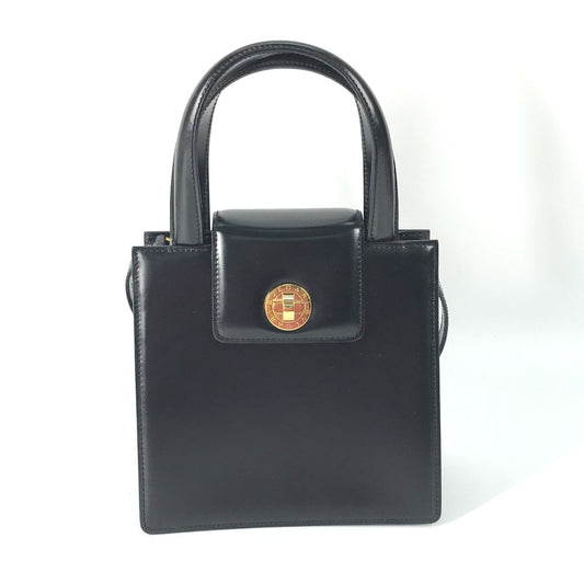 BVLGARI ロゴ 2WAY 2WAYバッグ カバン バッグ ショルダーバッグ ハンドバック ハンドバッグ レザー レディース ブラック