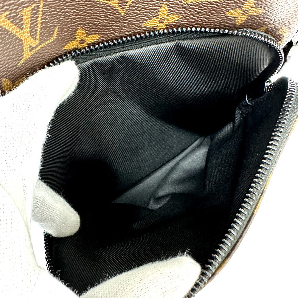 LOUIS VUITTON M45897 モノグラムマカサー アヴェニュー スリングバッグ クロスボディ カバン ボディバッグ モノグラムマカサーキャンバス メンズ ブラウン