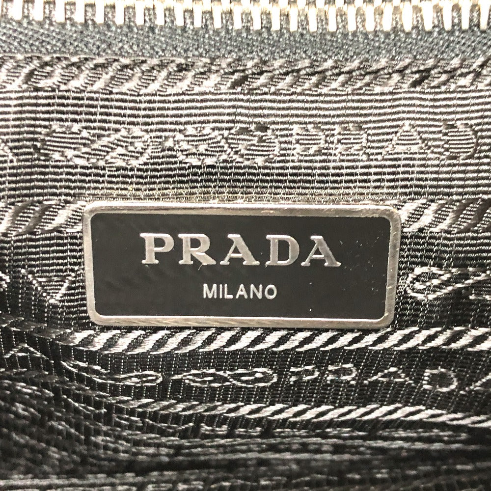 PRADA VA0793 フラップ ロゴ メッセンジャーバッグ カバン 斜め掛けバック ショルダーバッグ ナイロン メンズ ブラック