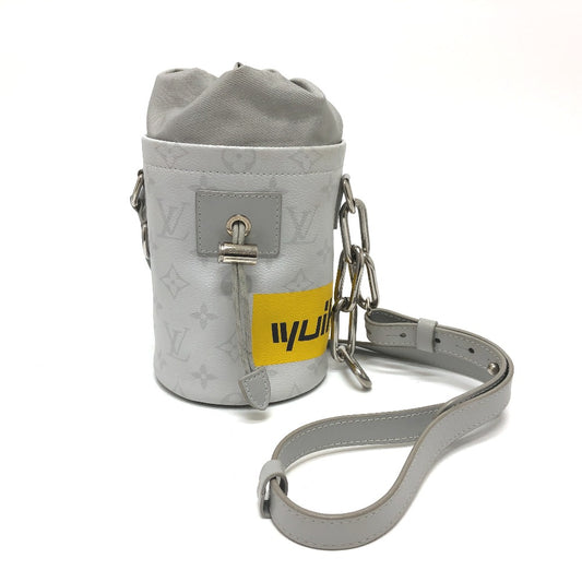 LOUIS VUITTON M44631 ホワイトモノグラム チョークナノ カバン 斜め掛け 巾着 バケツ ばけつ ショルダーバッグ モノグラムキャンバス メンズ ホワイト