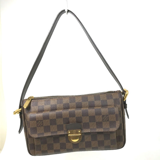 LOUIS VUITTON N60006 ダミエ ラヴェッロGM ショートストラップ 肩掛け ショルダーバッグ ダミエキャンバス レディース エベヌ ブラウン
